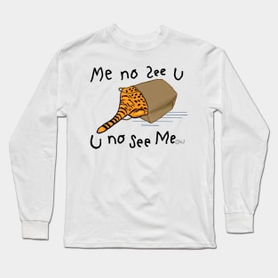 Cat U No See Me...ow Long Sleeve T-Shirt